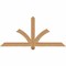 Ekena Millwork Redmond Smooth Timber Gable Bracket, Western Red Cedar, 60"W x 27"H x 3 1/2"D x 3 1/2"F, 11/12 Pitch GBW060X27X0404RED00SWR - alternate 1